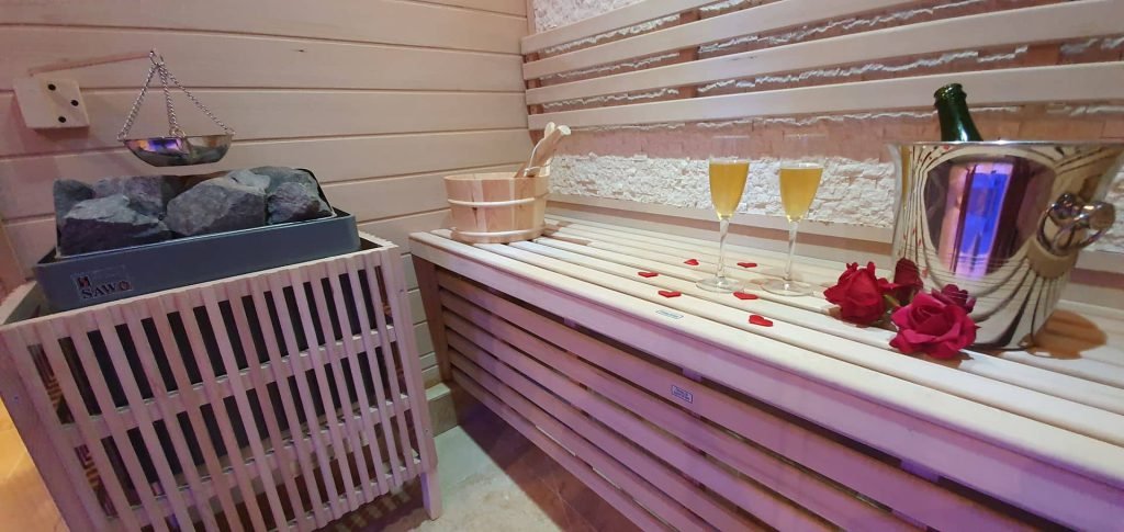 Sauna dans suite de luxe PACA